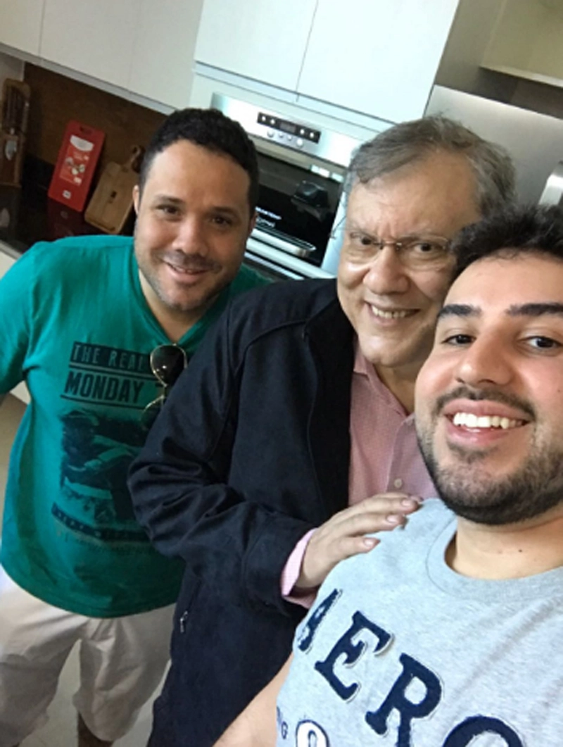 Júlio Rocha, Milton Neves e Rivan