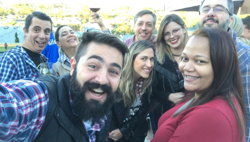 Marcos Olivares, Fernanda Olivares, Flávio Palhares, Érica Sacheto e César Sacheto, Alexandre Porto, Cristianne Porto e Valéria Rodrigues