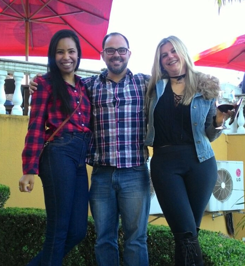 Monique Bruno, Leonardo Guandeline e Gislene Caron