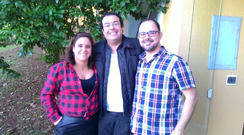 Lucianne Tahan, Dinis Oliveira e Leonardo Guandeline