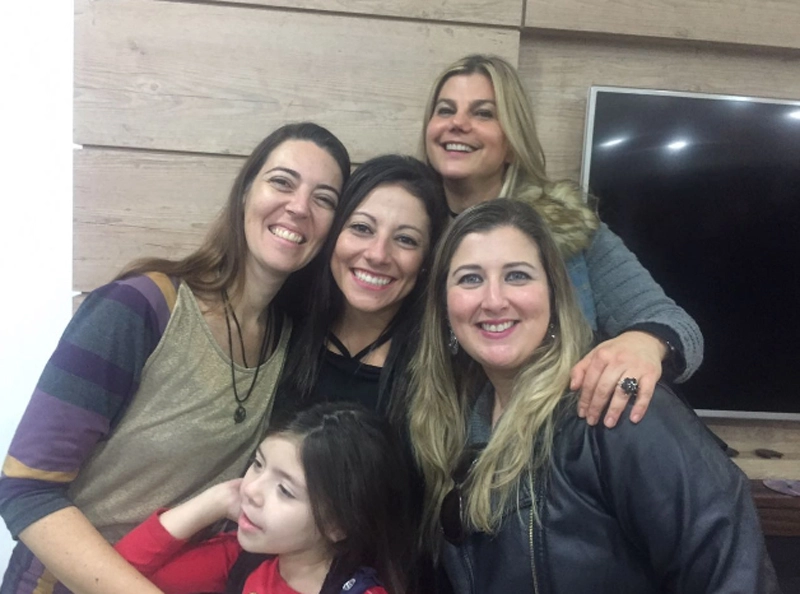 Alessandra Jarussi, Mariana Riscala, Gisleine Caron e Andrea Natali