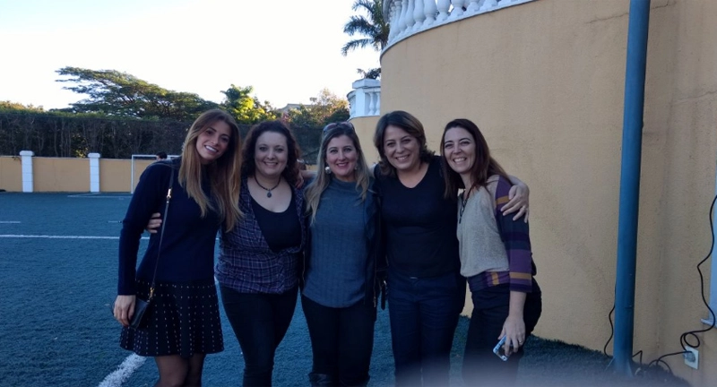 Andrea Allabi, Vanessa Haddad, Andrea Natali, Luciana Ferreira e Alessandra Jarussi