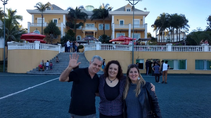 Paulo César, Vanessa Haddad e Andrea Natali