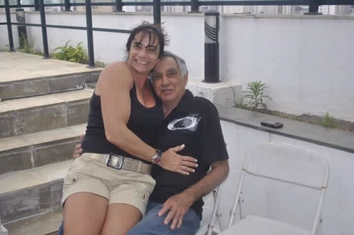 O ex-goleiro Félix e sua filha. Foto: reprodução