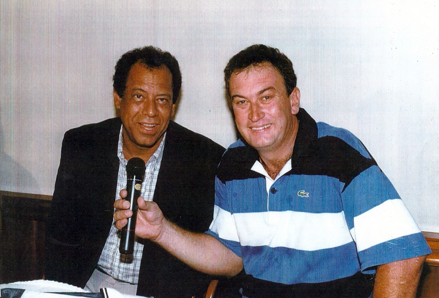 Carlos Alberto Torres e o jornalista José Edvaldo Tietz