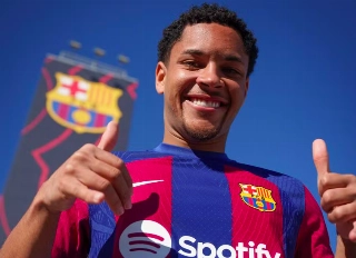 Vítor Roque, atacante do Barcelona. Foto: Divulgação