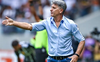 Renato Gaúcho, técnico do Grêmio. Foto: Lucas Uebel/Grêmio