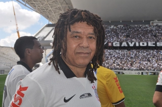 Ele esteve na inauguração da Arena Itaquera em 2014. Foto: Marcos Júnior Micheletti/Portal TT