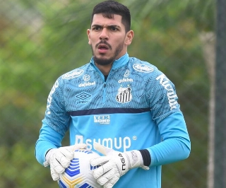 João Paulo, goleiro do Santos FC. Foto: Ivan Storti/Santos