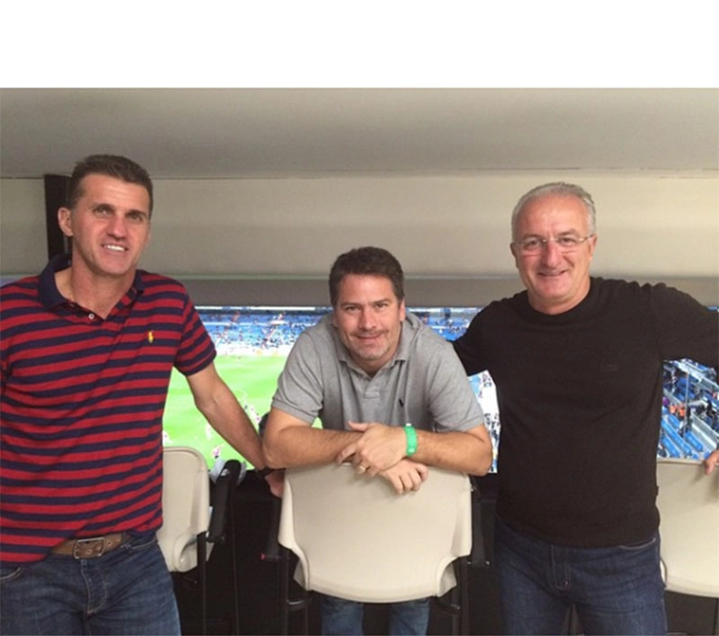Vagner Mancini, Júlio Sérgio e Dorival Jr. Foto: Reprodução/Instagram
