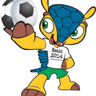 A Fifa anunciou neste domingo o nome do mascote da Copa de 2014