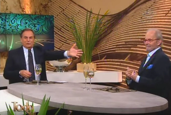 Em 2012, no `Todo Seu´, Ronnie Von recebeu Goulart de Andrade. Foto: reprodução/You Tube