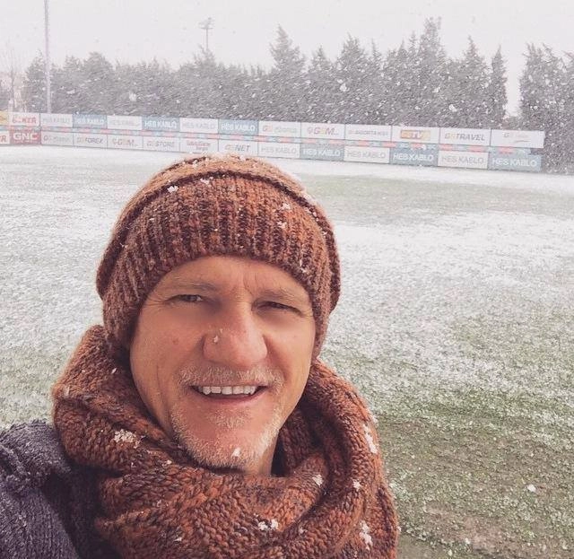 Em 16 de fevereiro de 2015, muito frio na Turquia. Foto: arquivo pessoal de Taffarel