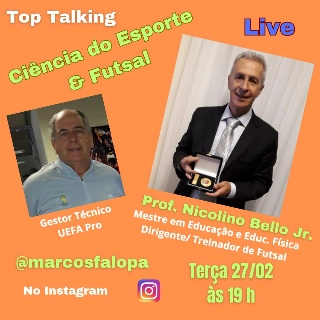 Programa começa às 19h desta terça-feira pelo Instagram do treinador. Foto: Divulgação