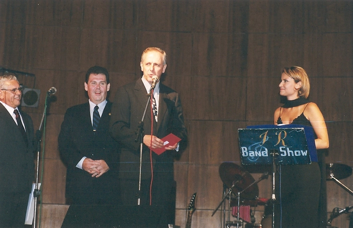 Joseval Peixoto, jornalista e Deputado Estadual Roberto Morais, Milton Leite e Silvia Garcia