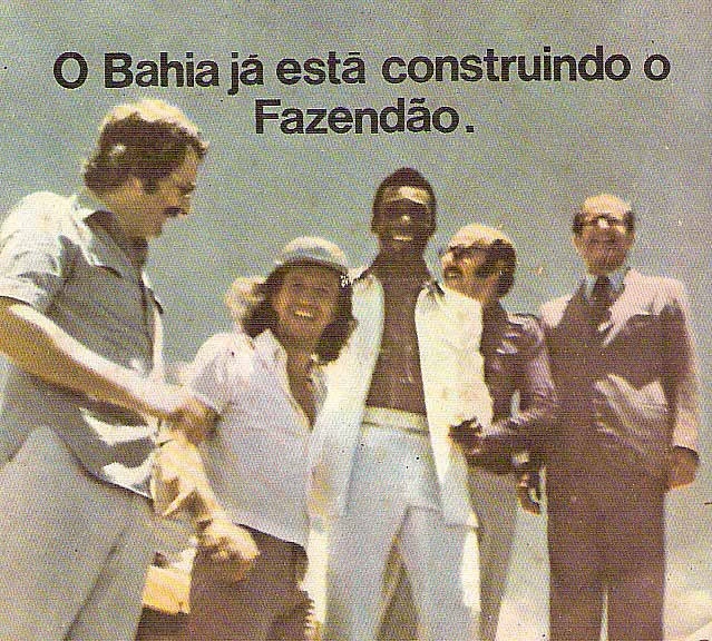 Douglas e Pel&eacute; em Salvador. Foto: reprodu&ccedil;&atilde;o