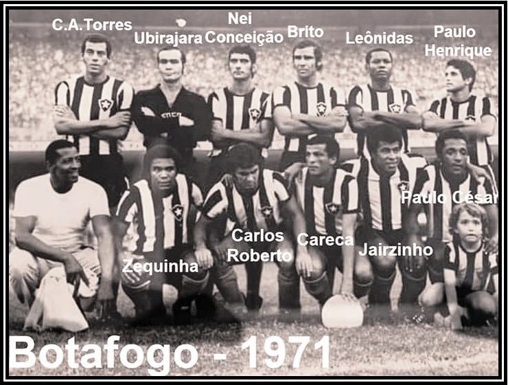 O Botafogo no Maracanã em 1971