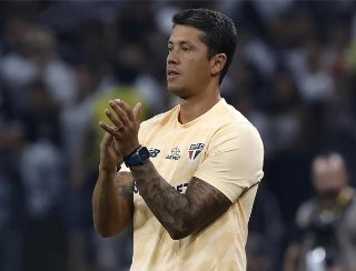 Thiago Carpini, técnico do São Paulo. Foto: Rubens Chiri/SPFC