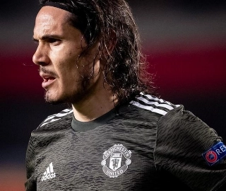 Atacante uruguaio tem vínculo com o Manchester United até junho. Foto: Facebook/Reprodução