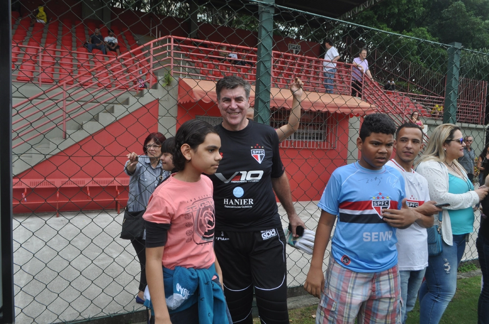 No CT do São Paulo, em 16 de novembro de 2015, dia em que participou do `Futebol Solidário´em prol do GRAACC e CAJEC. Foto: Marcos Júnior/Portal TT