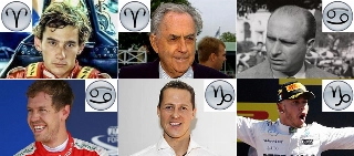 Capricornianos, cancerianos e arianos, são os maiores vencedores da categoria