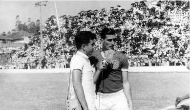 1961: Chico de Assis entrevista o palmeirense Julinho Botelho