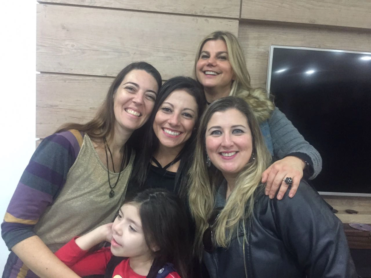 Alessandra Jarussi, Mariana Riscala, Gisleine Caron e Andrea Natali