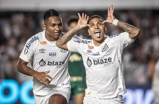 Equipe praiana venceu o jogo da ida na Vila Belmiro. Foto: Raul Baretta/Santos FC
