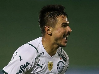 Atacante do Verdão marcou um dos gols na vitória sobre o Guarani. Foto: Cesar Greco