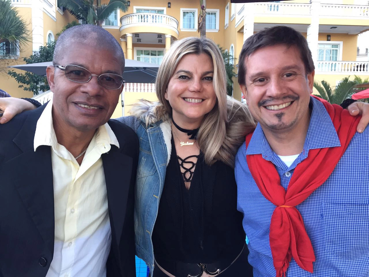 Arthur Figueroa, Gisleine Caron e Sylvestre Serrano