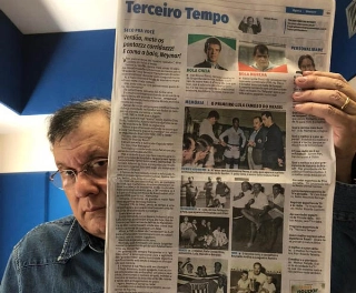 Milton Neves comanda a atração direto dos estúdios do Morumbi. Foto: Guilherme Cimati.