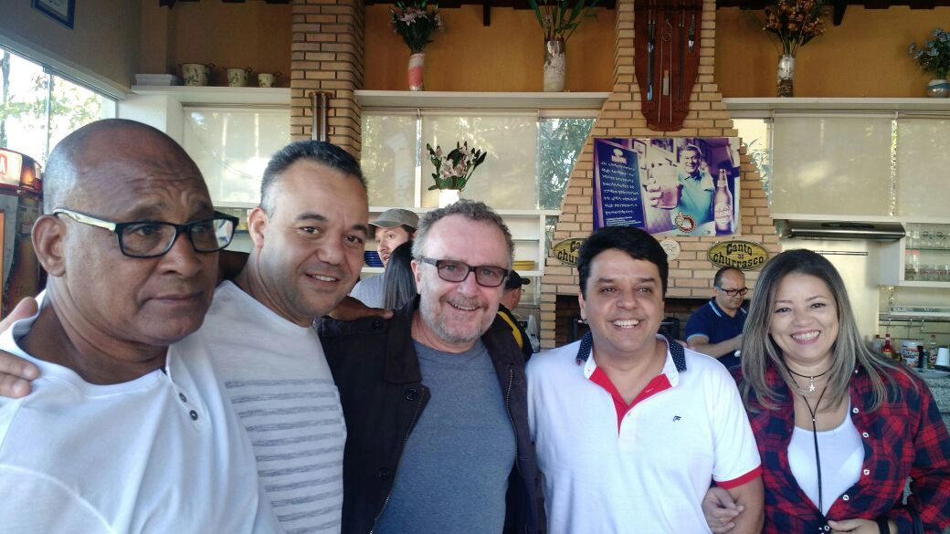 Azeitona, Rodrigo Caveirinha, Paulo de Tarso, Kennedy Andrés e Lucinéia Andrés