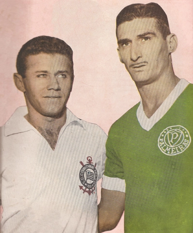 Jogando pelo Corinthians em 1963. Foto: A Gazeta Esportiva Ilustrada