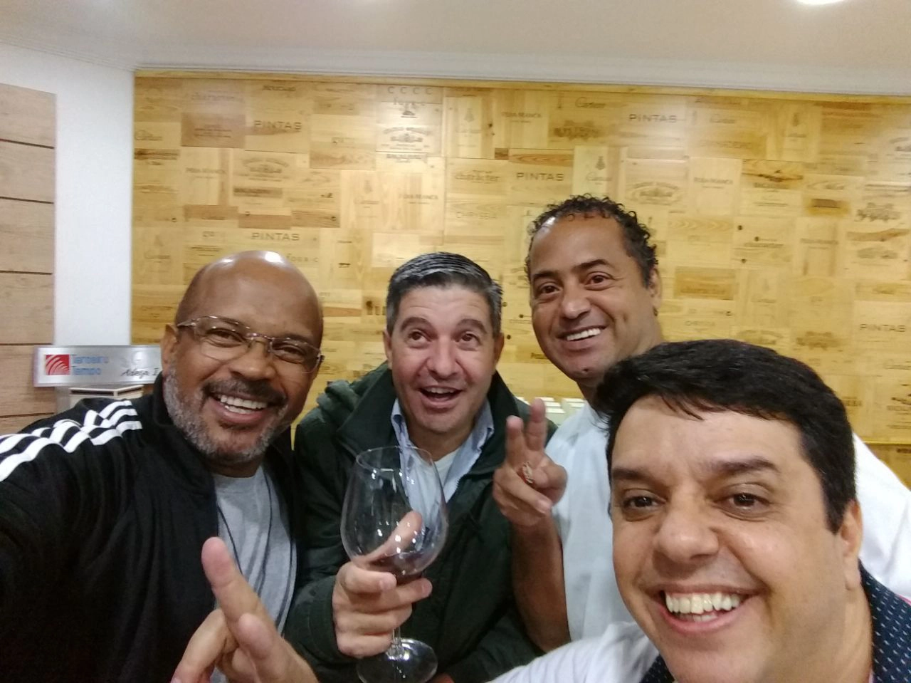 Darli Guicciardi, Jorge Olivieri, Boris Maciel e Kennedy Andrés