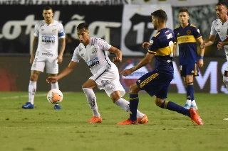 Atacante tem contrato com o Peixe até dezembro de 2021. Foto: Ivan Storti/Santos FC