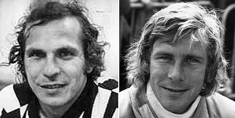 Ailton Lira e o saudoso piloto de F1 James Hunt