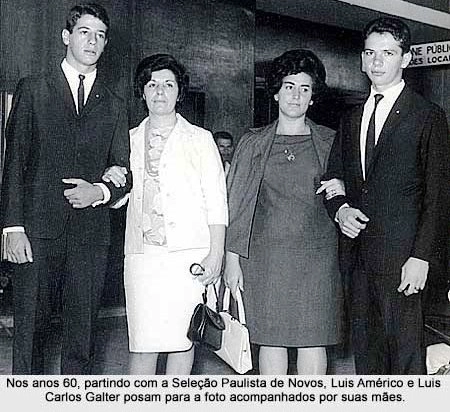 Galter (esq) e Luís Américo orgulharam a família
