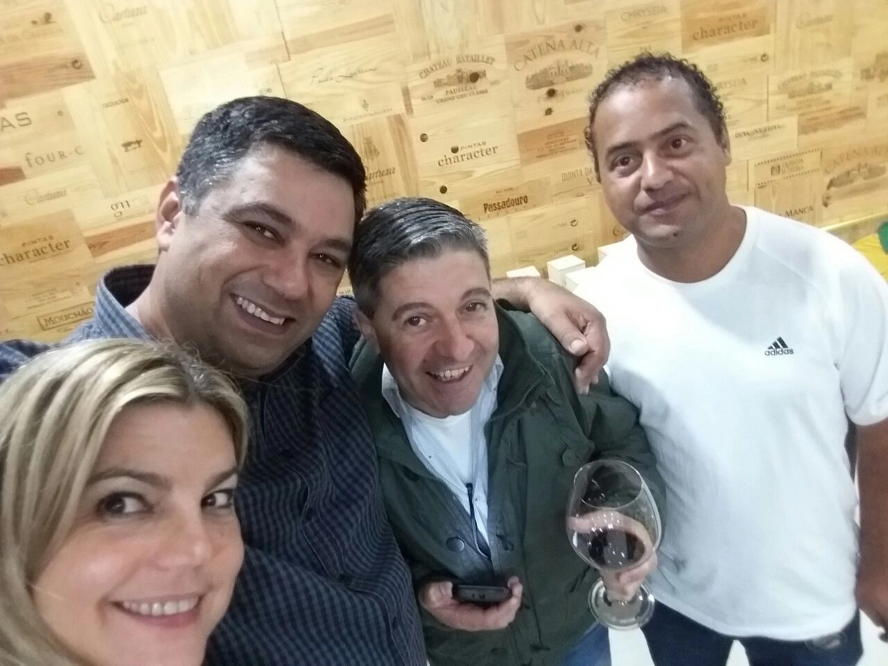 Gisleine Caron, Luis Carlos Tcherneo, Jorge Olivieiri e Boris Maciel