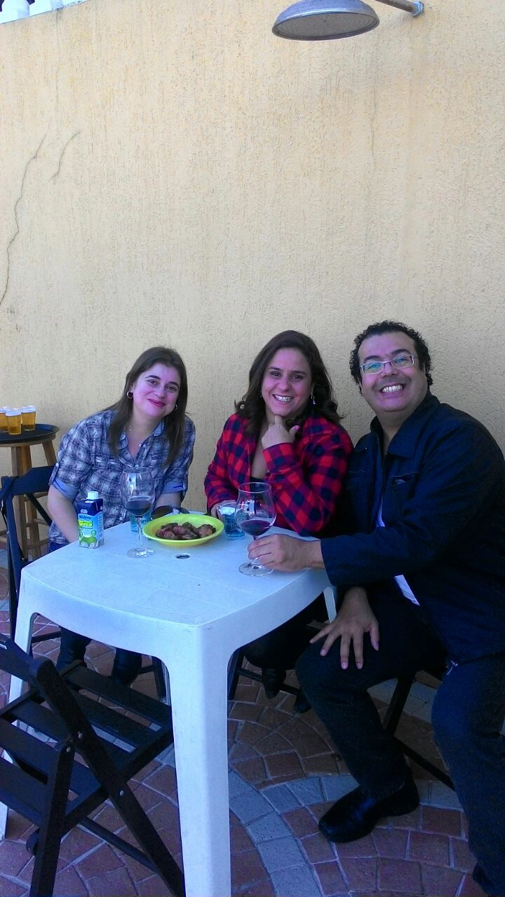 Juliana Silviero, Lucianne Tahan e Dinis Oliveira