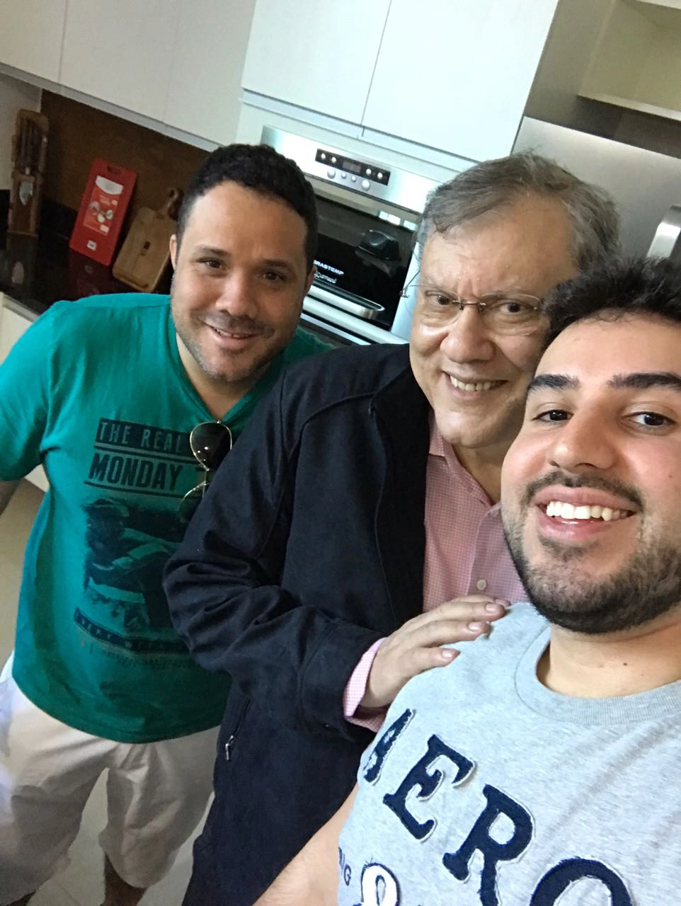 Júlio Rocha, Milton Neves e Rivan