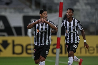 Camisa 7 do Galo marcou cinco gols nos últimos três jogos. Foto: Pedro Souza/Atlético