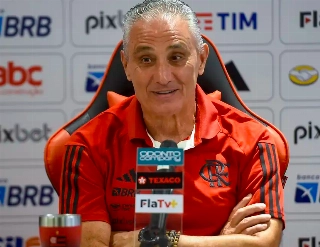 Tite, técnico do Flamengo. Foto: Marcelo Cortes/Flamengo 