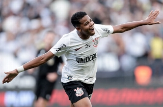 Wesley, que marcou dois gols contra o Fluminense. Foto: Rodrigo Coca/ Agência Corinthians