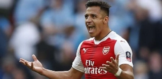 O atacante Alexis Sánchez durante uma partida do Arsenal. Foto: John Sibley Livepic/Reuters -retirada do UOL