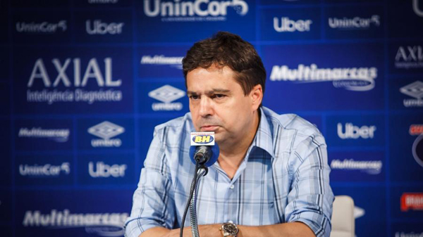 Atual vice-presidente de futebol do Cruzeiro está pressionado no cargo. Foto: Vinnicius Silva/Cruzeiro/Via UOL