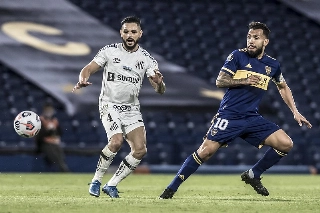 Na primeira partida entre as duas equipes, vitória por 2 a 0 dos argentinos. Foto: Ivan Storti/Santos
