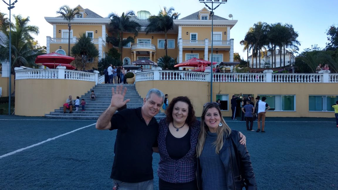 Paulo César, Vanessa Haddad e Andrea Natali 