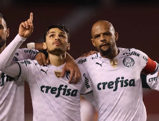 Somente um grave acidente de percurso poderá tirar o tri da Libertadores do Palmeiras. Foto: Cesar Greco/Ag. Palmeiras