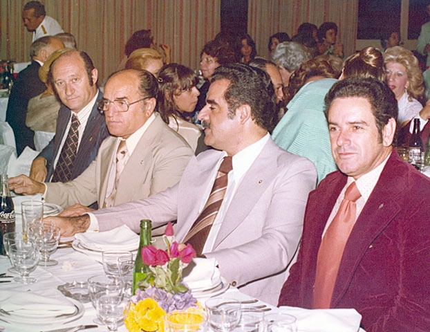 Da esquerda para a direita: Salomão Pavlovsky, Alfredo Metidieri, Eduardo José Farah e Carlos Caboclo