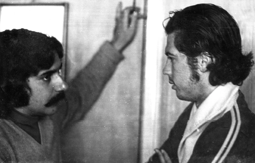 &Eacute;merson Le&atilde;o e S&eacute;rgio Barbalho na concentra&ccedil;&atilde;o da Floresta Negra na Alemanha, em 1974. 
